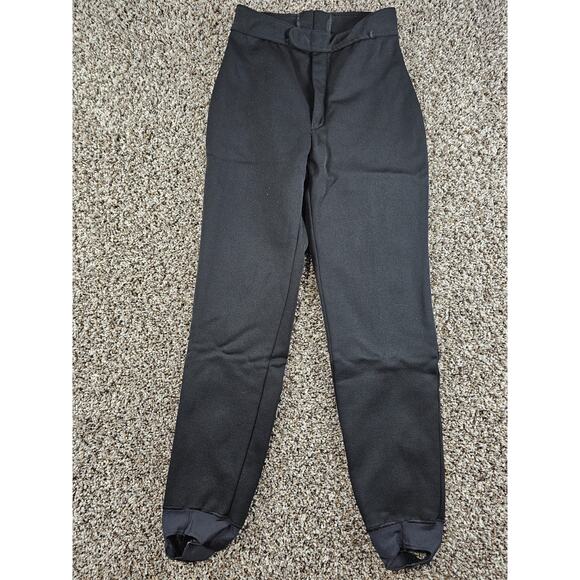 Schoeller Pants - Vintage 1990s Schoeller Womens Sz 4 Stirrup Style Ski Winter Pants Black